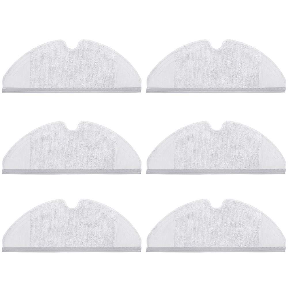 6Pcs Mop Rags Cloths for Xaiaomi Roborock S6 S5 MAX S60 S65 S5 S50 S55 E25 E35 Vacuum Accessories