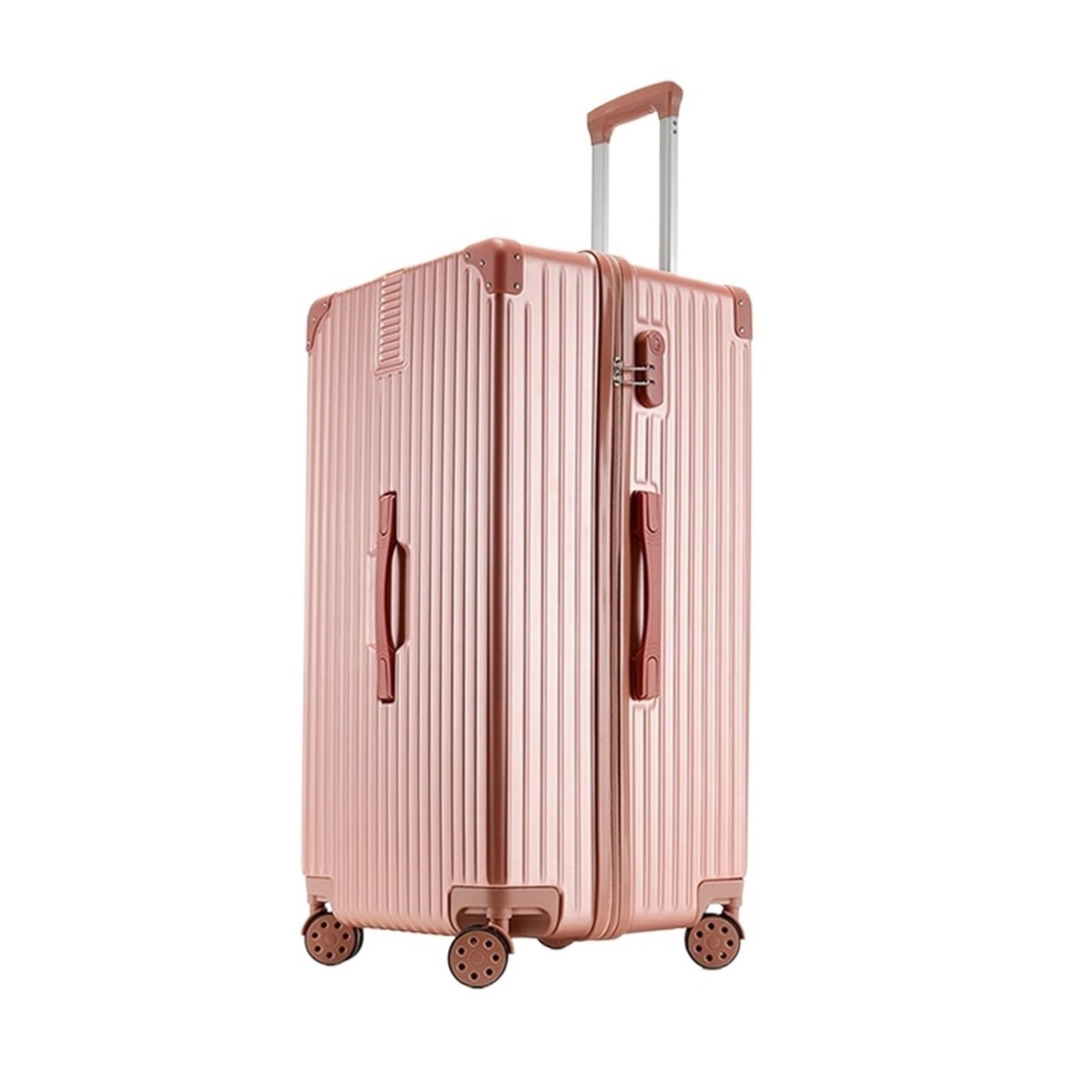 walizka podróżna Walizka retro o dużej pojemności uniwersalna walizka na kółkach skrzynka na hasło bardzo duża walizka walizka antykolizyjna (Color : G, Size : 60-inch)