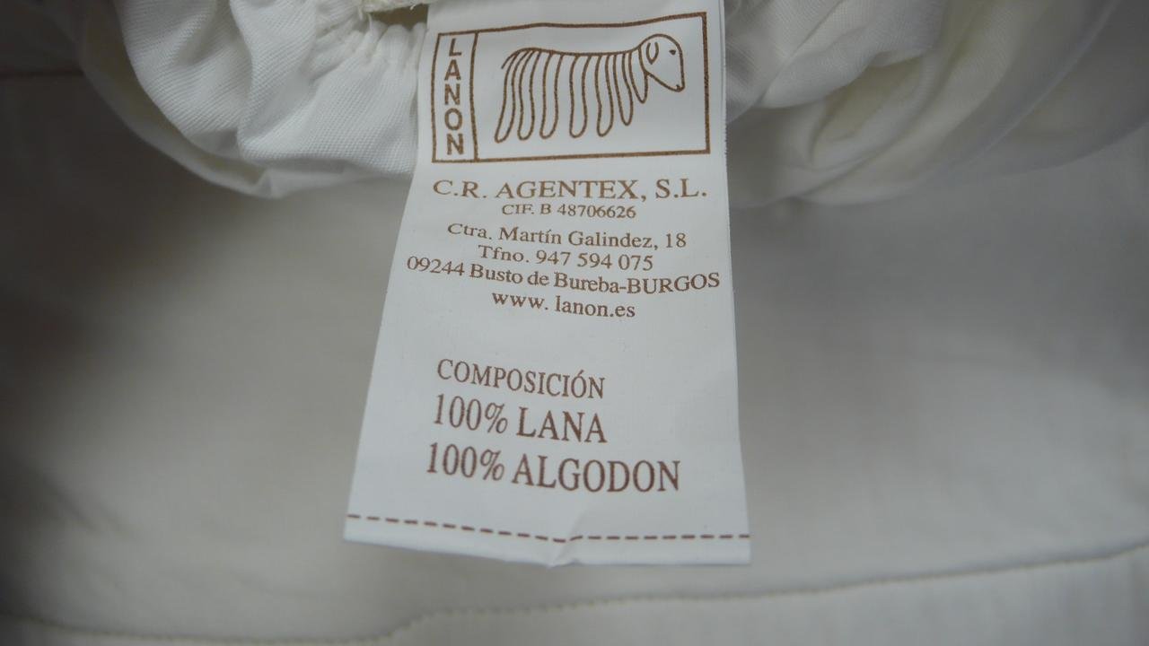CUBRECOLCHON DE Lana Y Algodon Sistema DE Descanso Tradicional Bienestar del SUEÑO (Lana 500 GR, Cama 150 X 190 CM)