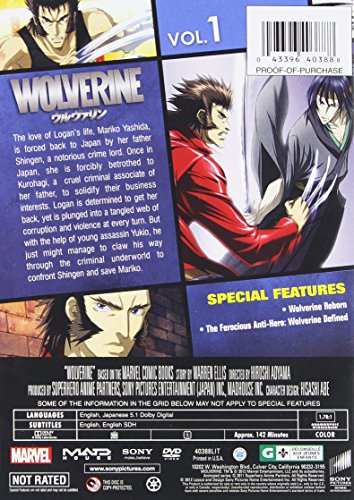 DVD Marvel Animated Series: Wolverine Volumen 1 de la serie animada clásica 3
