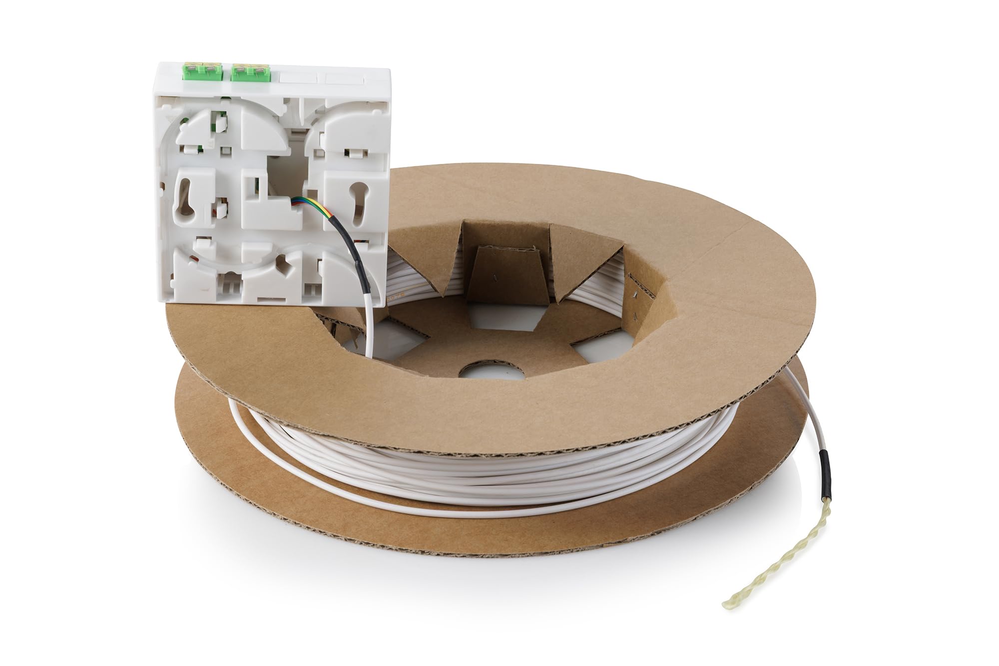 DIGITUS FTTx Installations-Kit – 50 m – 2x LC-APC Duplex Kupplung – Weiß