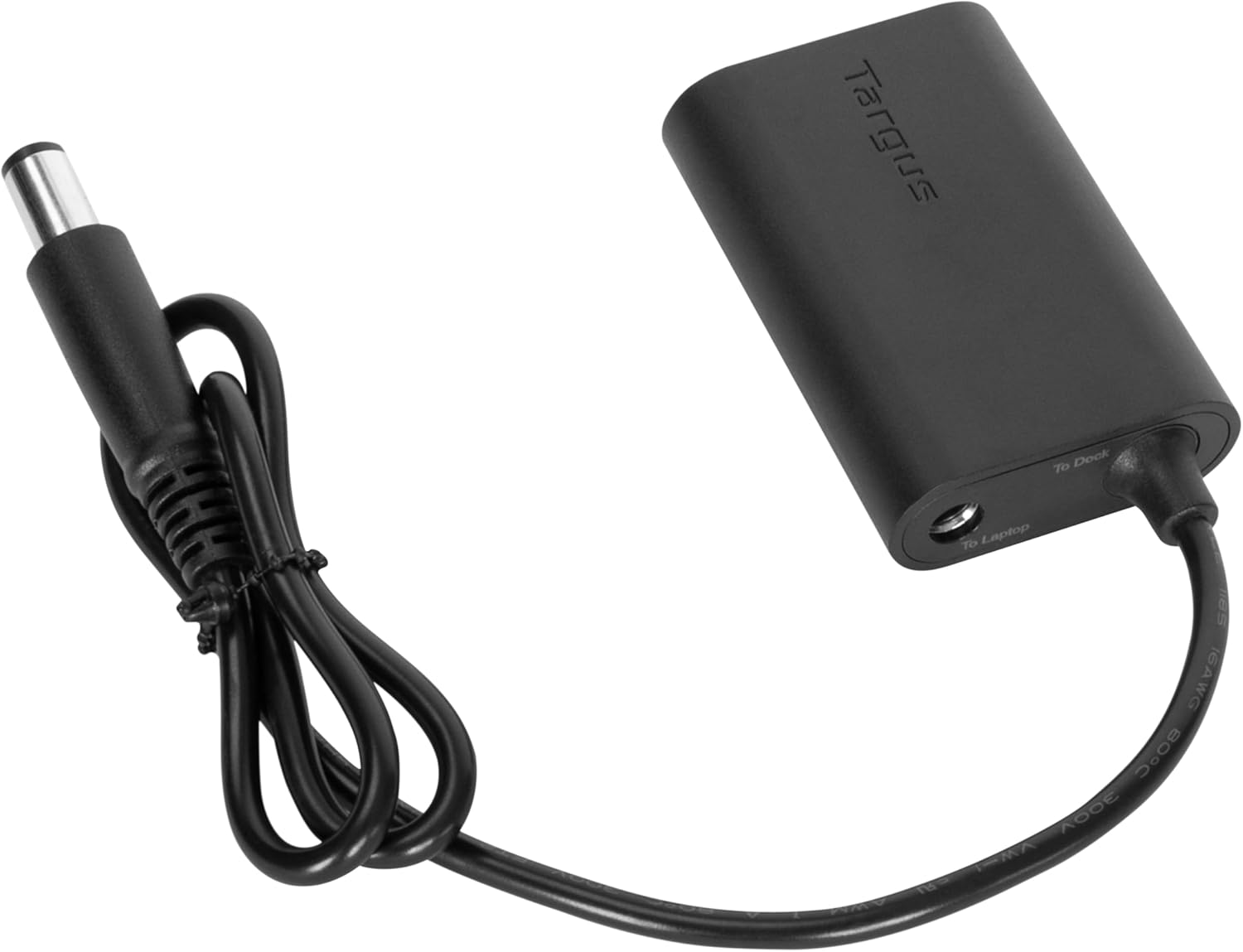 Targus Legacy 65W DC Power Converter with Tips & Storage – Compatible with DOCK310, DOCK315, DOCK180 – Power Delivery Charging for Legacy Laptops - ACA48GLZ