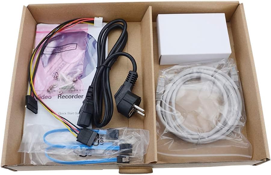 Included accessories for the PANOEAGLE DS-7608NI-I2/8P NVR