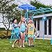Plum Play Umbrella Sprinkler for Kids - Outdoor Water Play Sprinklers, Toddler Outdoor Toys, Durable Backyard Water Park with Splash, Summer Toys for Kids, Fun Games for Adults/Family (Fountain Tower)