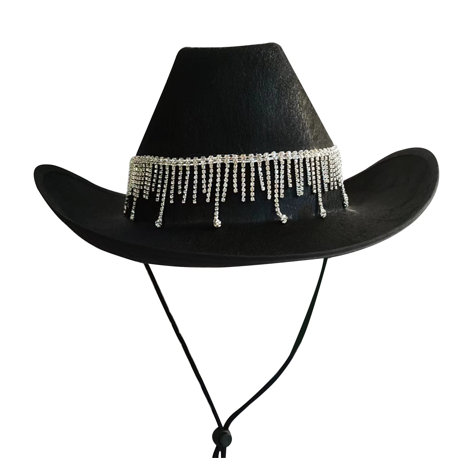 Rhinestone Cowboy Hat for Women Bachelorette Party Wedding Bride Women main image 4