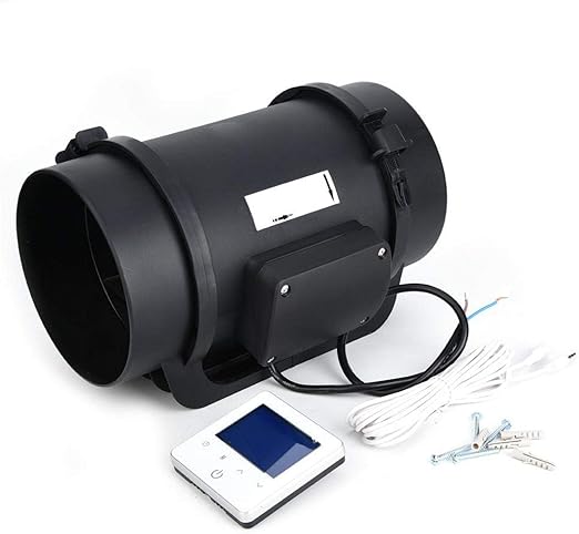 Amazon.co.jp ダクテッドファン6.3inECモーター換気排気ファンダクテッドファンインテリジェントコントローラー470CFM