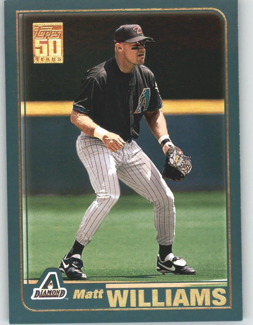 Amazon.com: 2001 Topps #503 Matt Williams - Arizona Diamondbacks