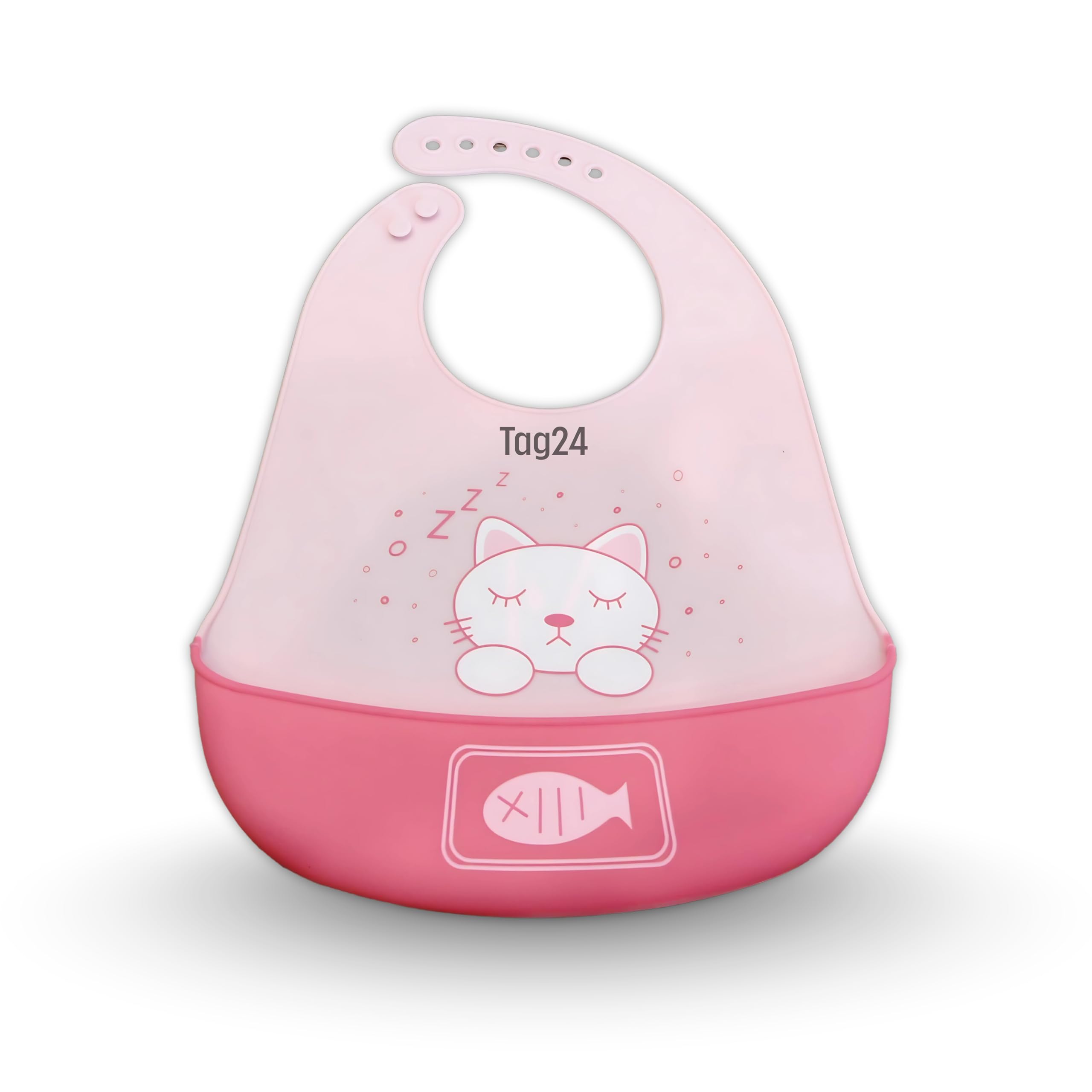 TAG24 Baby Bib for Feeding and Weaning Babies and Toddlers | Waterproof, Washable, Reusable | Adjustable Neckline with Buttons | Easy to Clean and Non-Messy Design-image-20
