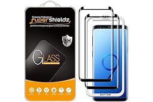2-Pack High-Quality Supershieldz Tempered Glass Screen Protectors for Samsung Galaxy S9: Ultimate...