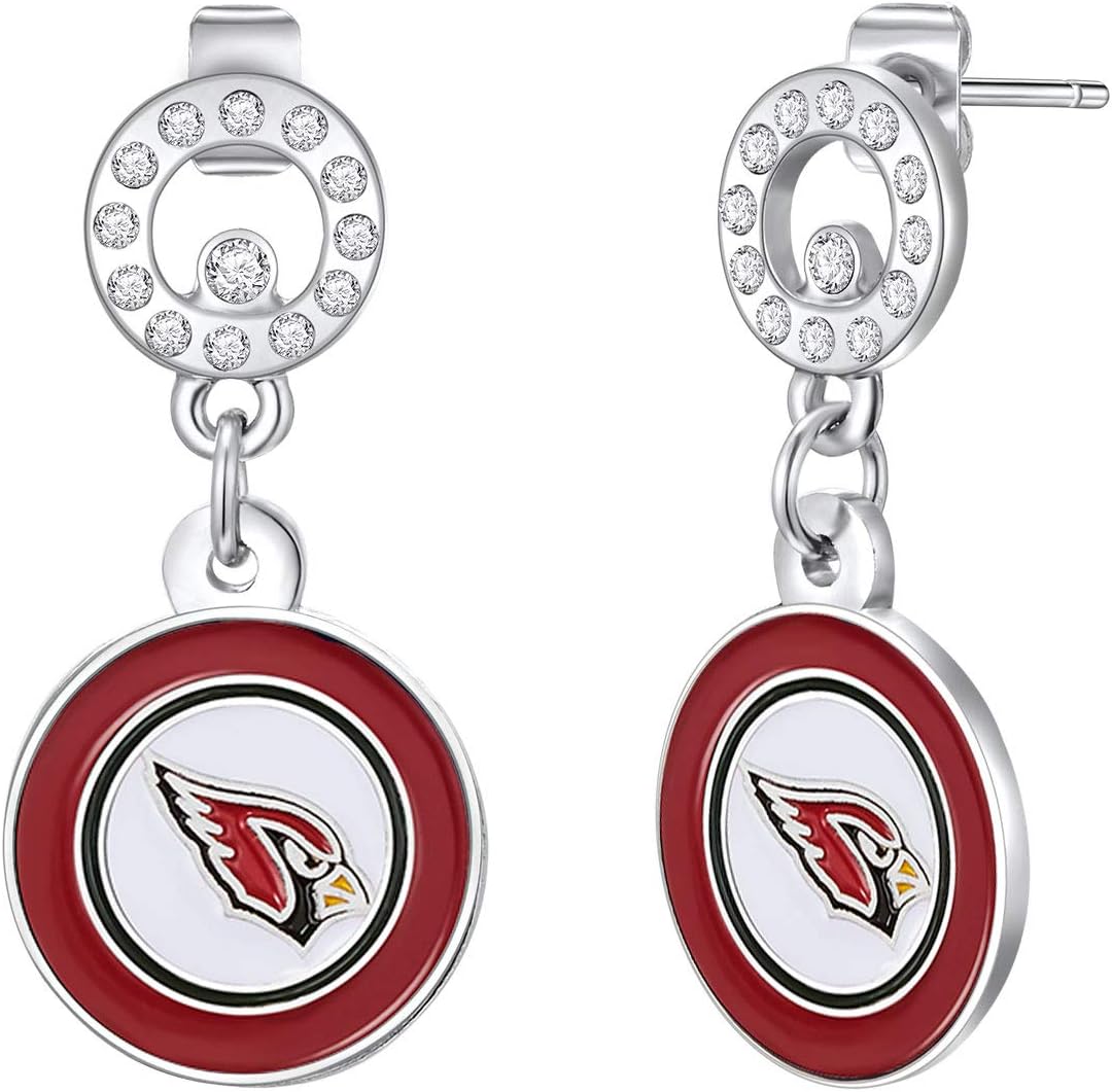 NFL Circle Post Earrings