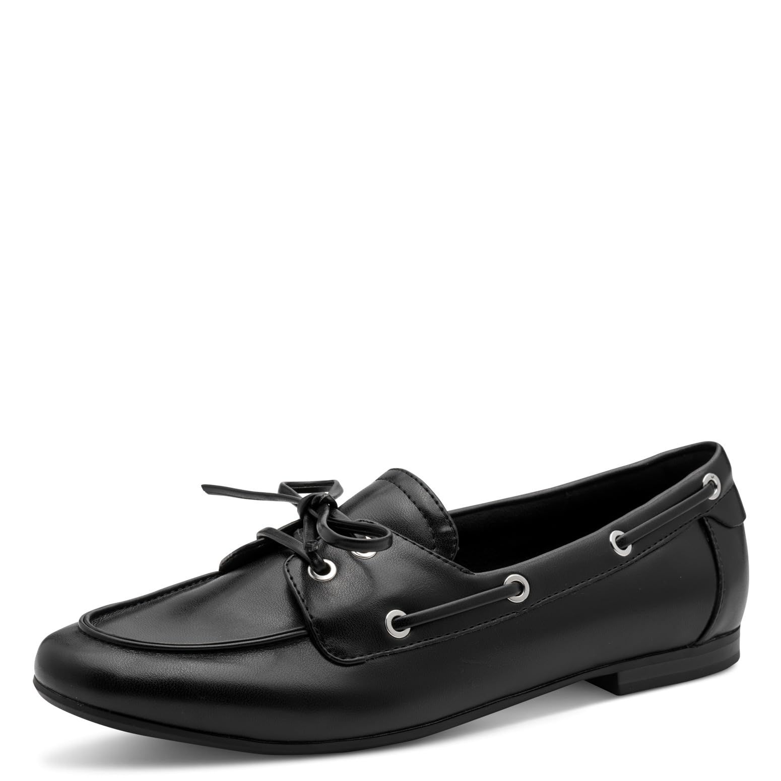 MARCO TOZZI Women's Oxford Soft Feel Me Footbed Soft Lining Synthetic, Black (Black Nappa), 8.5 UK