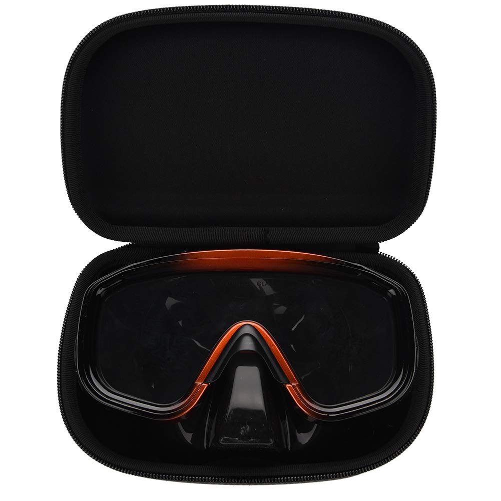Gafas de Buceo, Snorkel de Gran Angular, Máscara de Natación Subacuática, Gafas de Snorkel con Estuche de Transporte