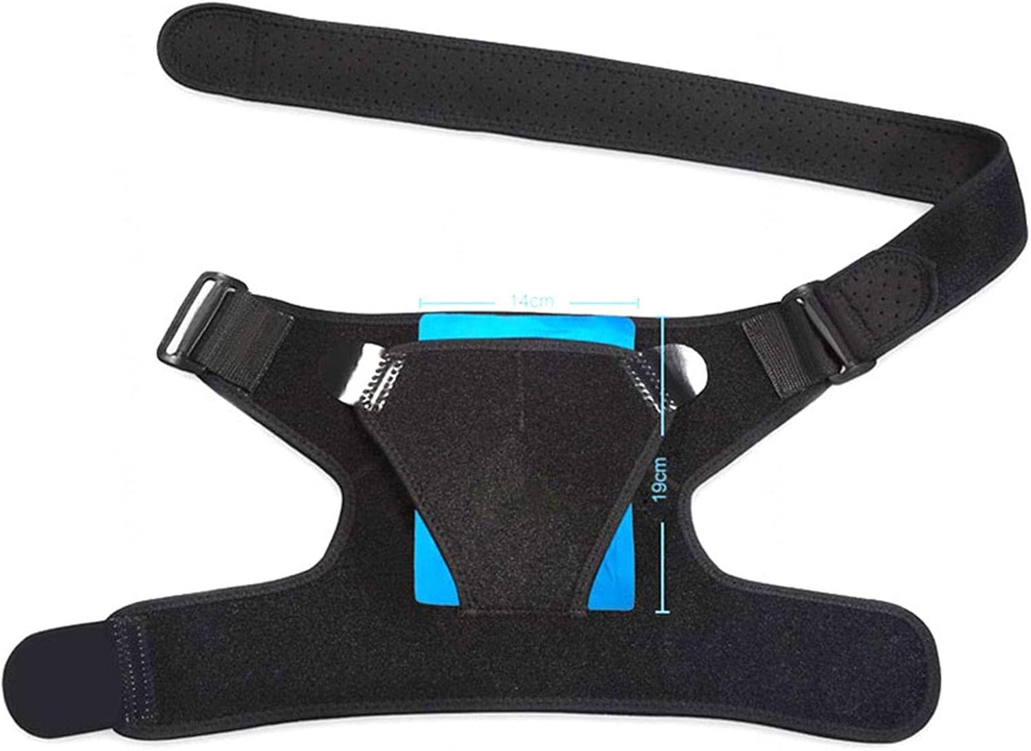 HAPPYNA Men Women Rotator Cuff Dislocated Joints, Adjustable Shoulder Brace Support, Dislocated Ac Joint, Frozen Shoulder, Arthritis, Scapula Tendinitis, One Size