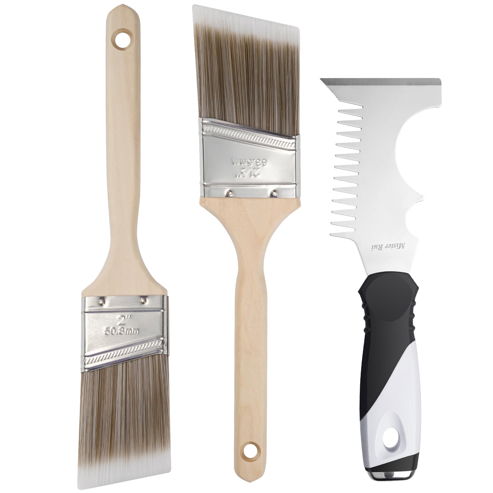 Chalk Paint Brushes - 3 Piece Set -16 Chalk Paint Brushes - 3 Piece Set -16