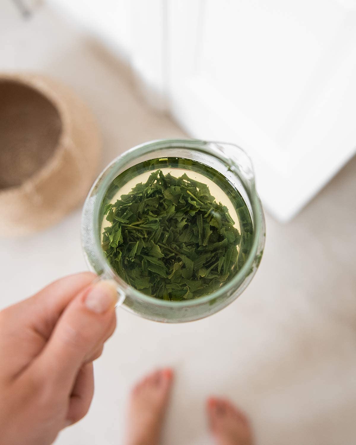 Premium Bio Gyokuro N°01 – 240 g worek do przechowywania – zielona herbata z Japonii firmy Kâru