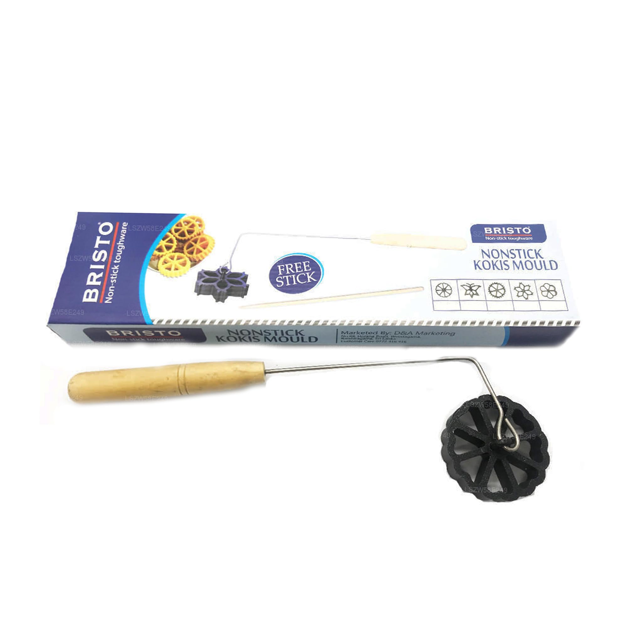 Lakpura® Nonstick Kokis Mould (Sun)