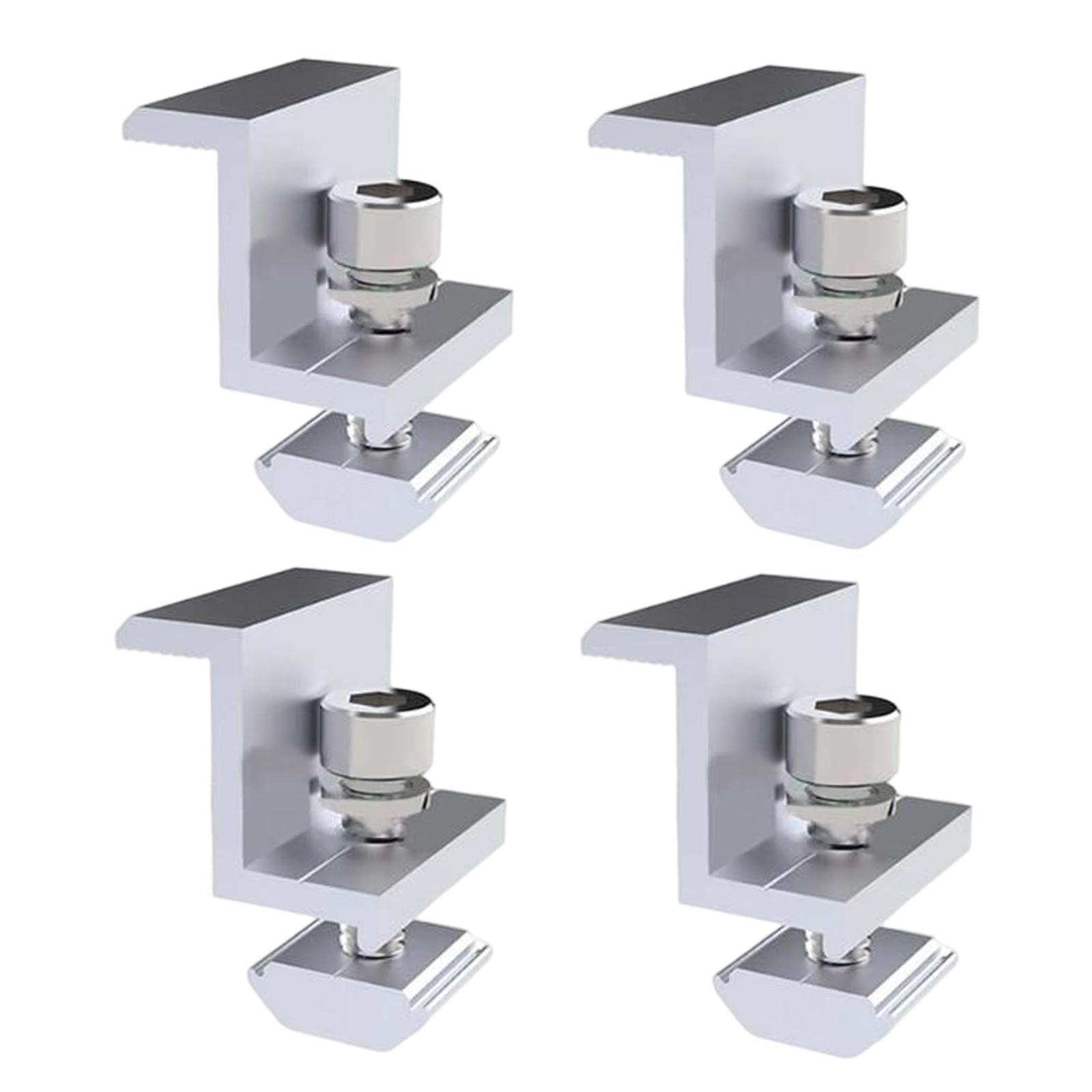 4X Solar Panel Mounting Brackets Adjustable End Clamp Fit 35Mm Framed Panel|Home Décor, Organizer, Space Saving, Decorative, Foldable, Multipurpose|-image-25