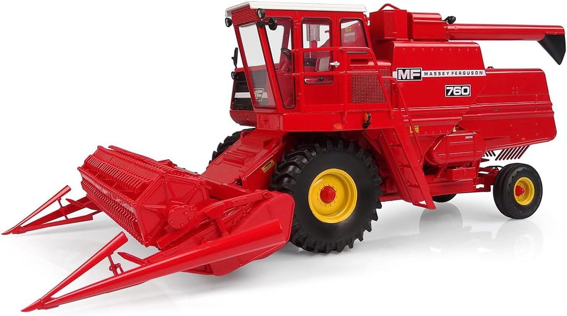 Universal Hobbies 1:32 Scale Massey Ferguson 760 Combine Diecast Replica UH6329