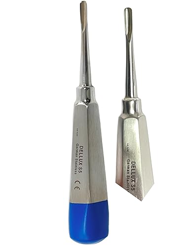 Miniatura 2 de ArtLaB -Elevador de luxación dental Elevadores de raíces dentales Punta curva recta-Periotome Elevador de luxación de raíz apical Elavators Dentales