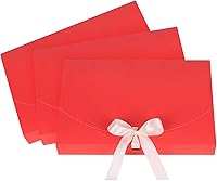 Vista 1 de Paquete de 10 cajas para tarjetas de regalo, caja grande de regalo de lujo con tapa, cinta, camisa, caja de regalo para cumpleaños, boda, propuesta