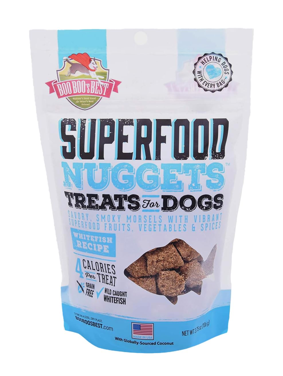 SuperFood Nuggets Treats for Dogs - Whitefish Recipe (B07WLKHP2L) Amazon Price History, Amazon Price Tracker