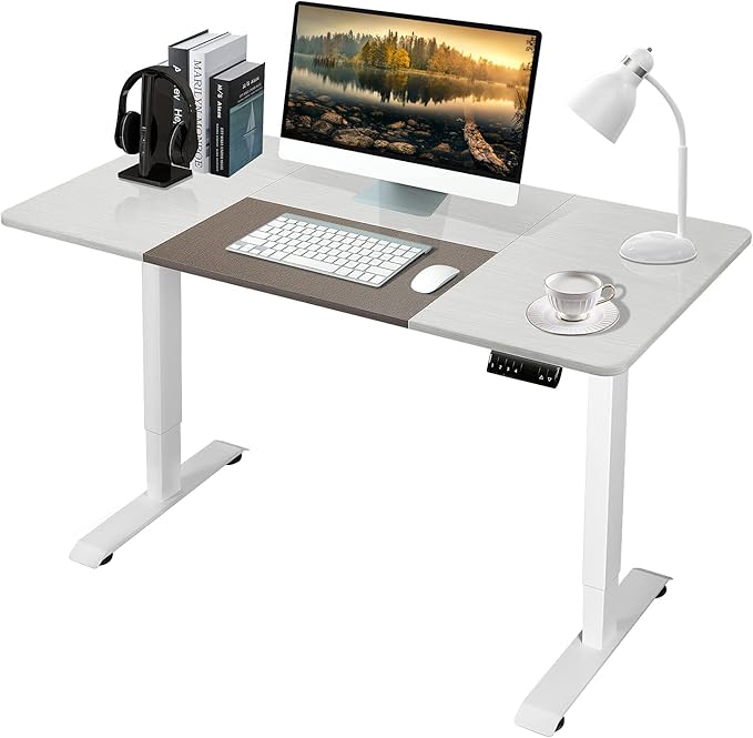Homall Standing Desk Height Adjustable Desk 140x70 cm Sit Stand Desk
