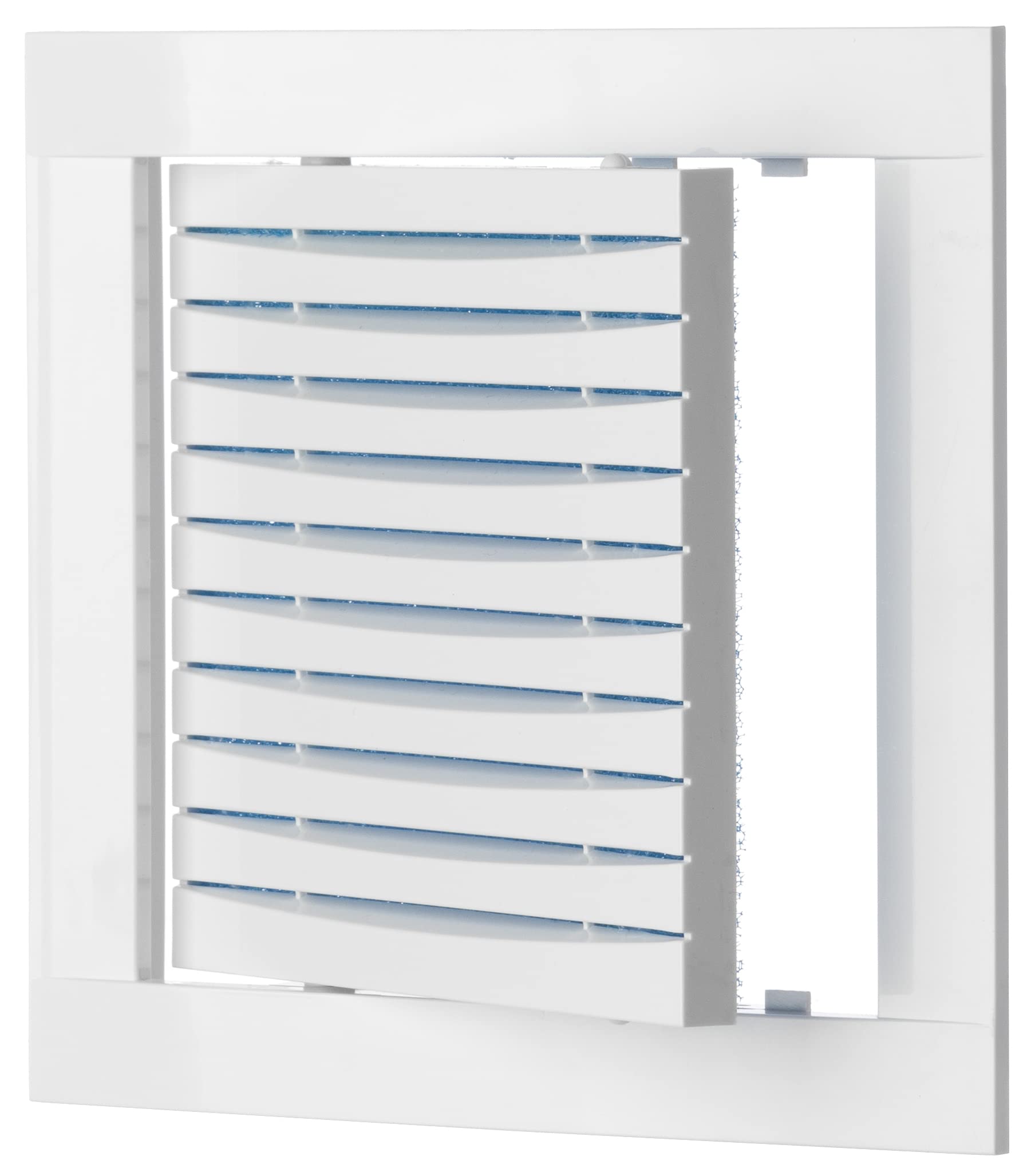 Lirast White 150X150mm / 6X6 Inch Plastic Ventilation Grille - Air Vent Cover With Filter - Inspection Hatch
