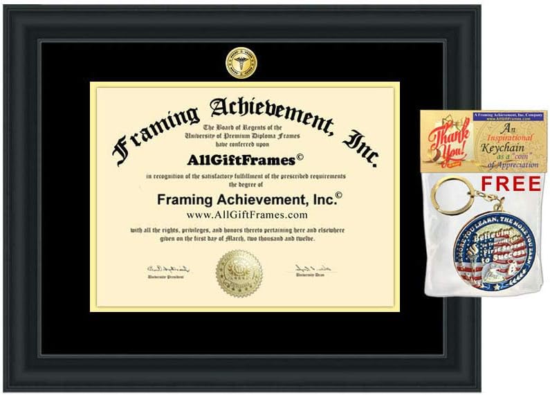 Graduation Medical Degree Certificate Frame License Doctor