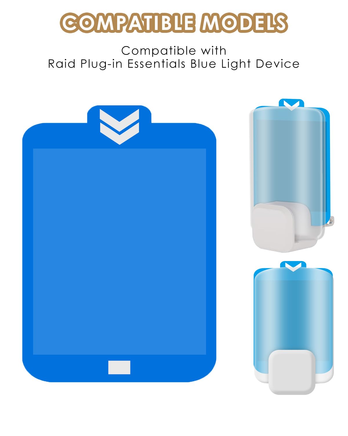 Lot de 32 cartouches de rechange compatibles avec appareil Raid Essentials Plug-in - Cartes à colle de rechange compatibles avec les appareils Raid Indoor Blue Light