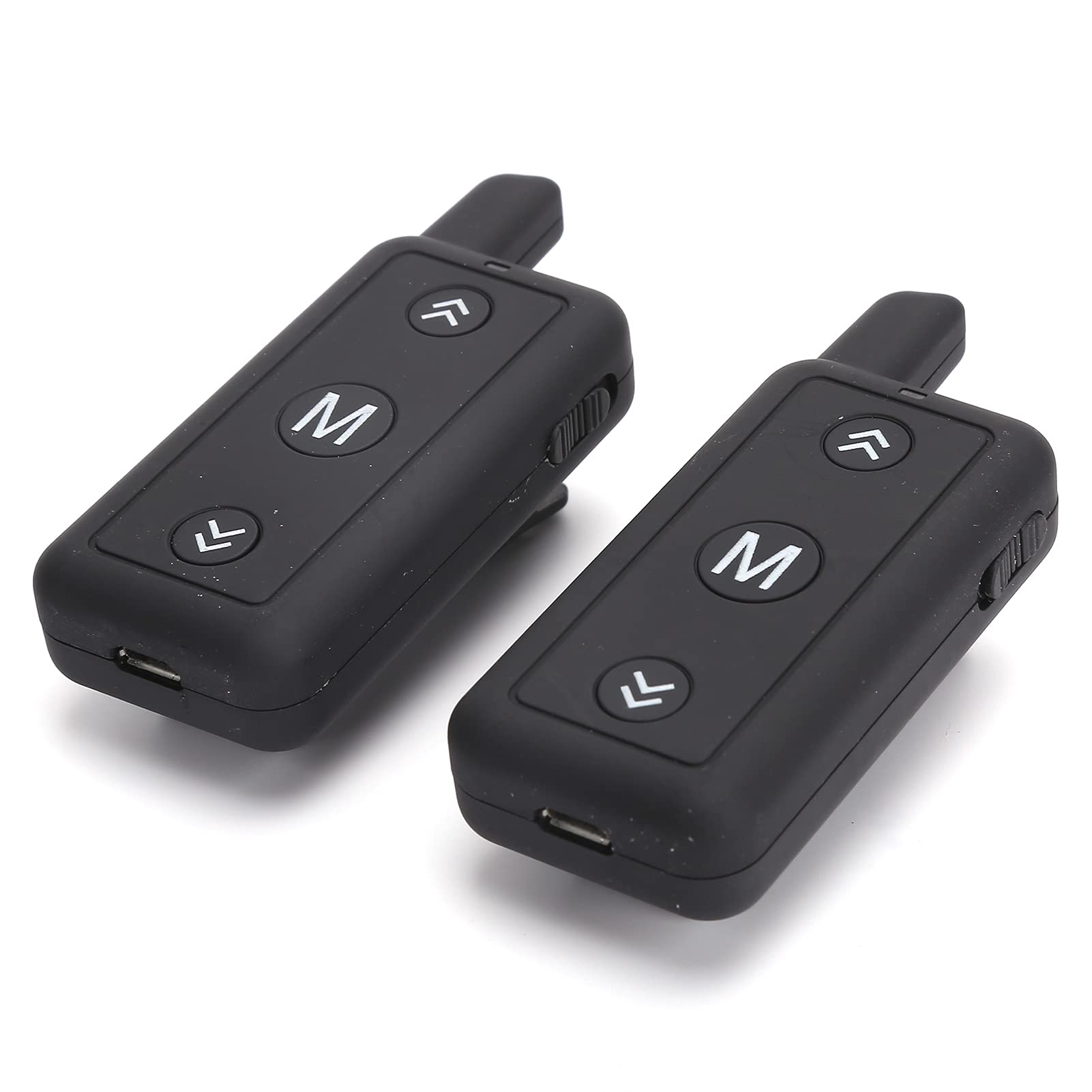 Mini walkie-Talkie, Mini walkie-Talkie V109 en un par, Radio bidireccional portátil remota, Compatible con Carga USB, Utilizado en centros comerciales, hoteles y restaurantes(V109)