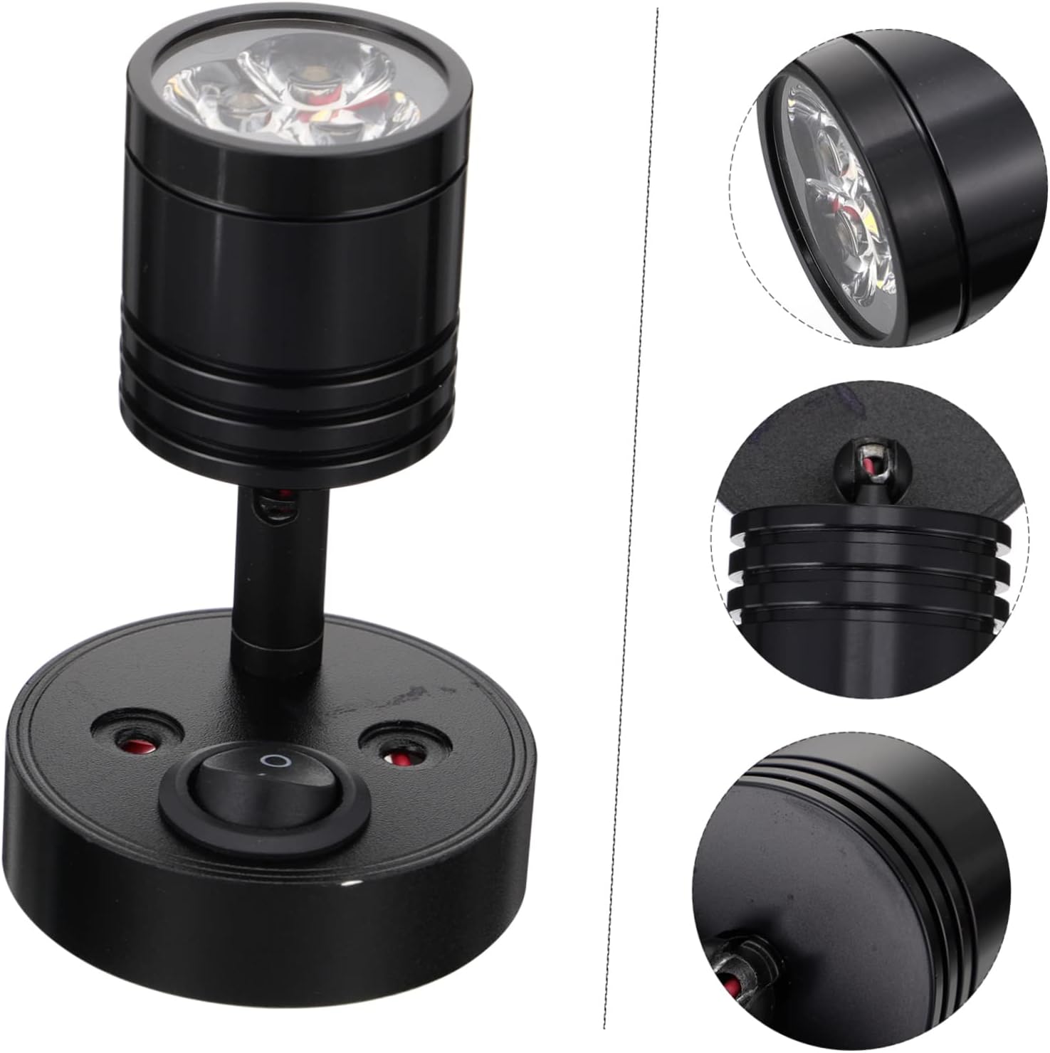 OUNONA 4pcs Led Rv Ceiling Lights Swivel Reading Light Fixture for Car Van Truck Rv Boat