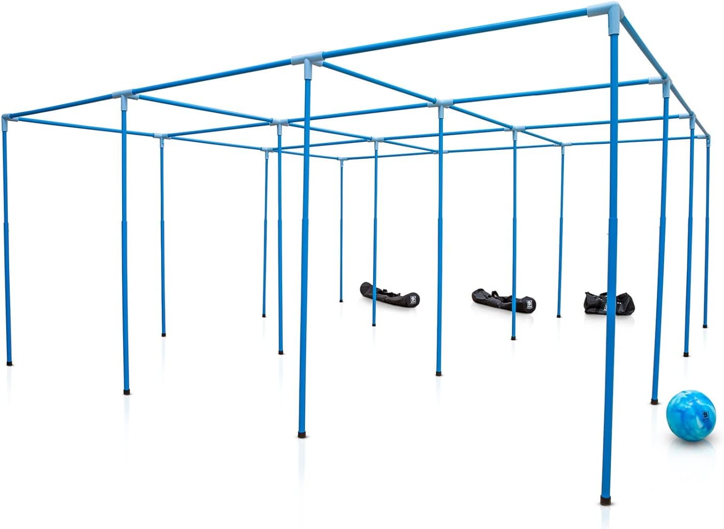 9 Square in The Air: Original and Best. Height Adjustable & Portable, for All Ages and Skill Levels. Great for Families, Churches, Schools and Camps.