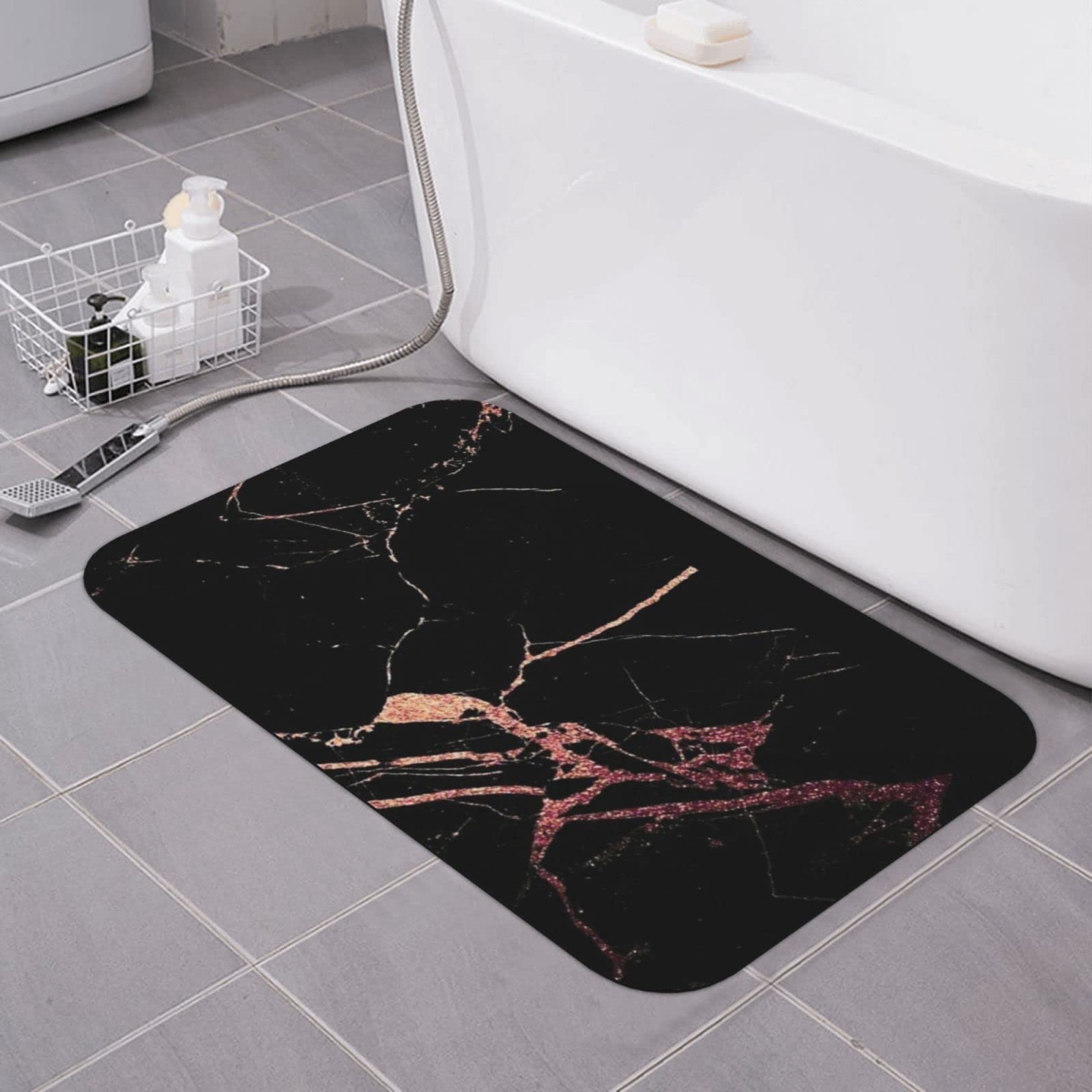 Tapis de bain terre de diatomée marbre pour salle de bain