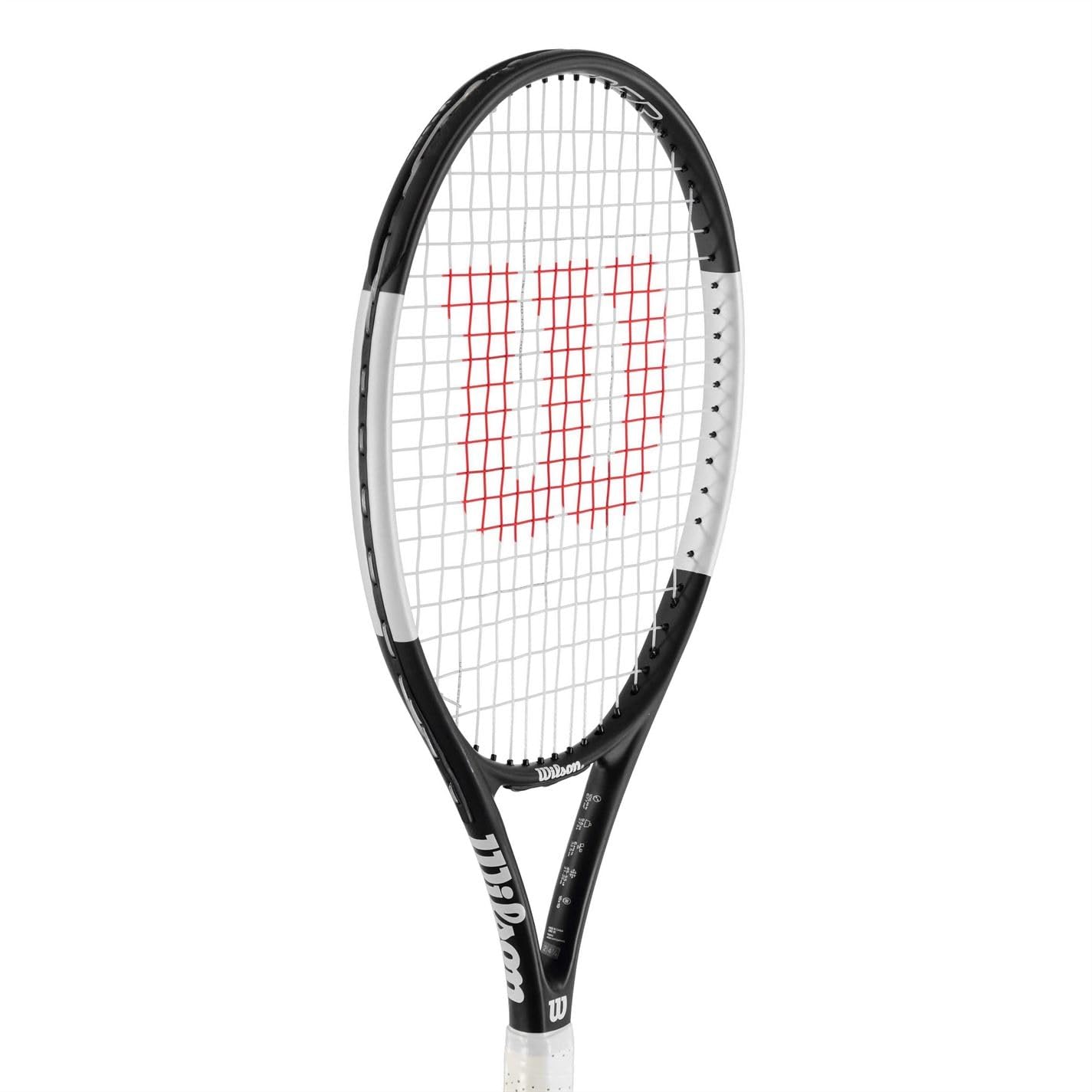 Wilson Federer Open 105 Tennis Racket Black/white L4