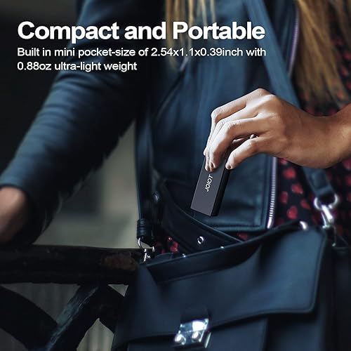 Miniatura 3 de JOIOT SSD externo portátil de 250 GB, SSD portátil USB 3.1 tipo C ultra ligero externo de estado sólido, mini unidad portátil de estado sólido para