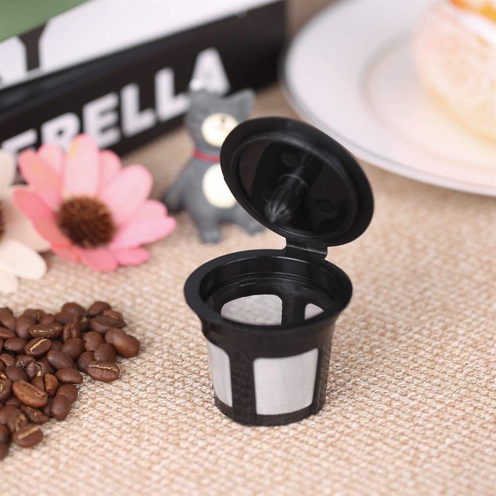 Recycelbare Kaffeefilter 3er Set für K-Cup-Maschinen, sehr feiner Mund, perfekt zum Aufbrühen von köstlichem Kaffee