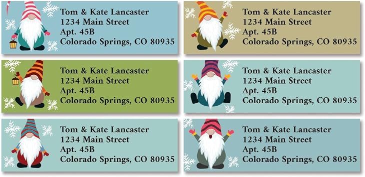 Colorful Images Personalized Return Address Labels