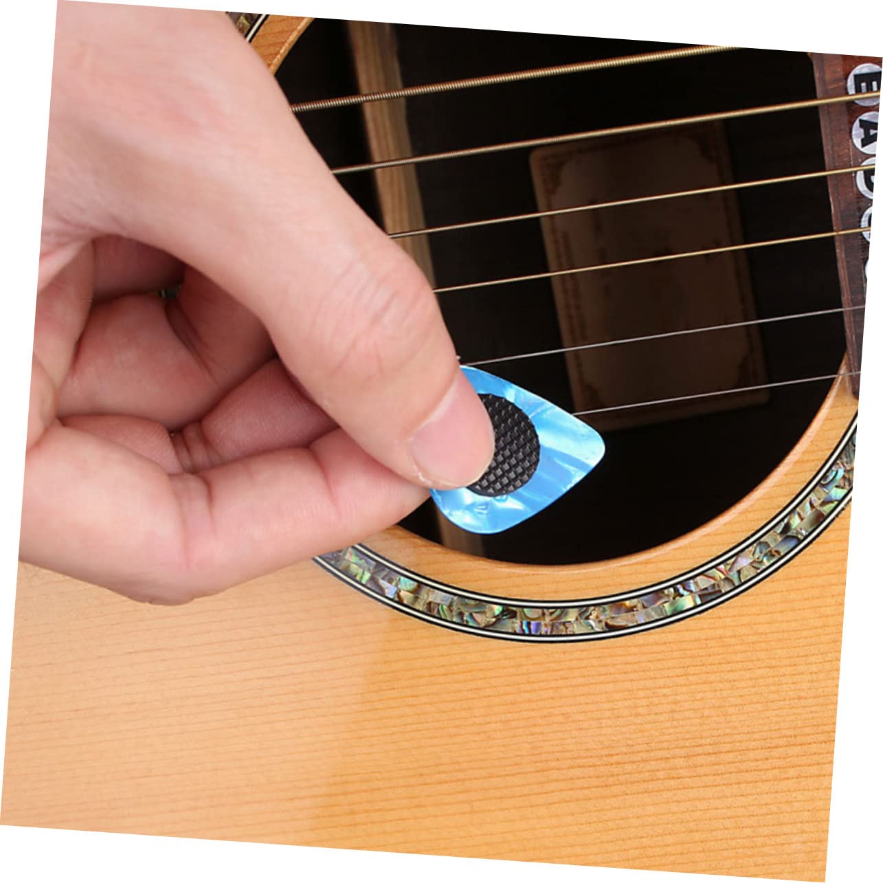 ifundom 200 Pz presa di presa pratica impugnatura per plettro per chitarra plettro per chitarra con impugnatura in sughero chitarra acustica fornitura di chitarre forniture per chitarra