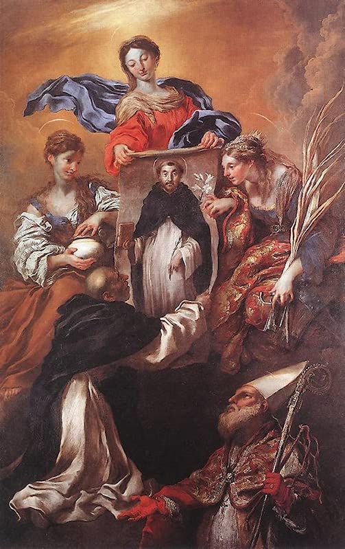 Impression sur toile Le Miracle de Soriano par Castiglione décoration murale moderne 60x90cm