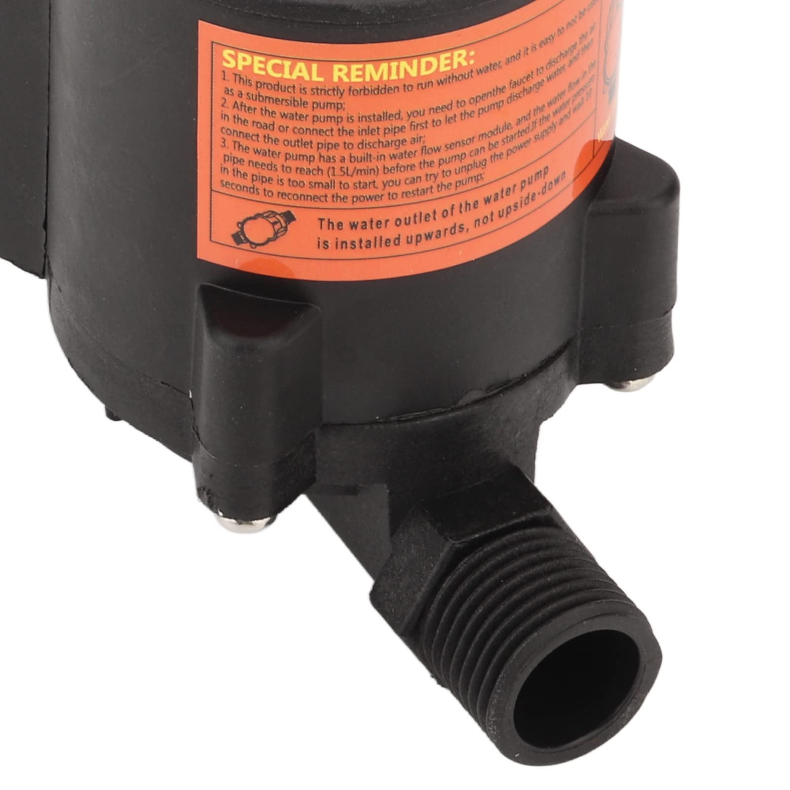 SEAFRONT Wasserdruck-Booster-Pumpe DC 24 V Wasserdruckerhöhungspumpe für Dusche und Umwälzung vollautomatisch geräuscharm