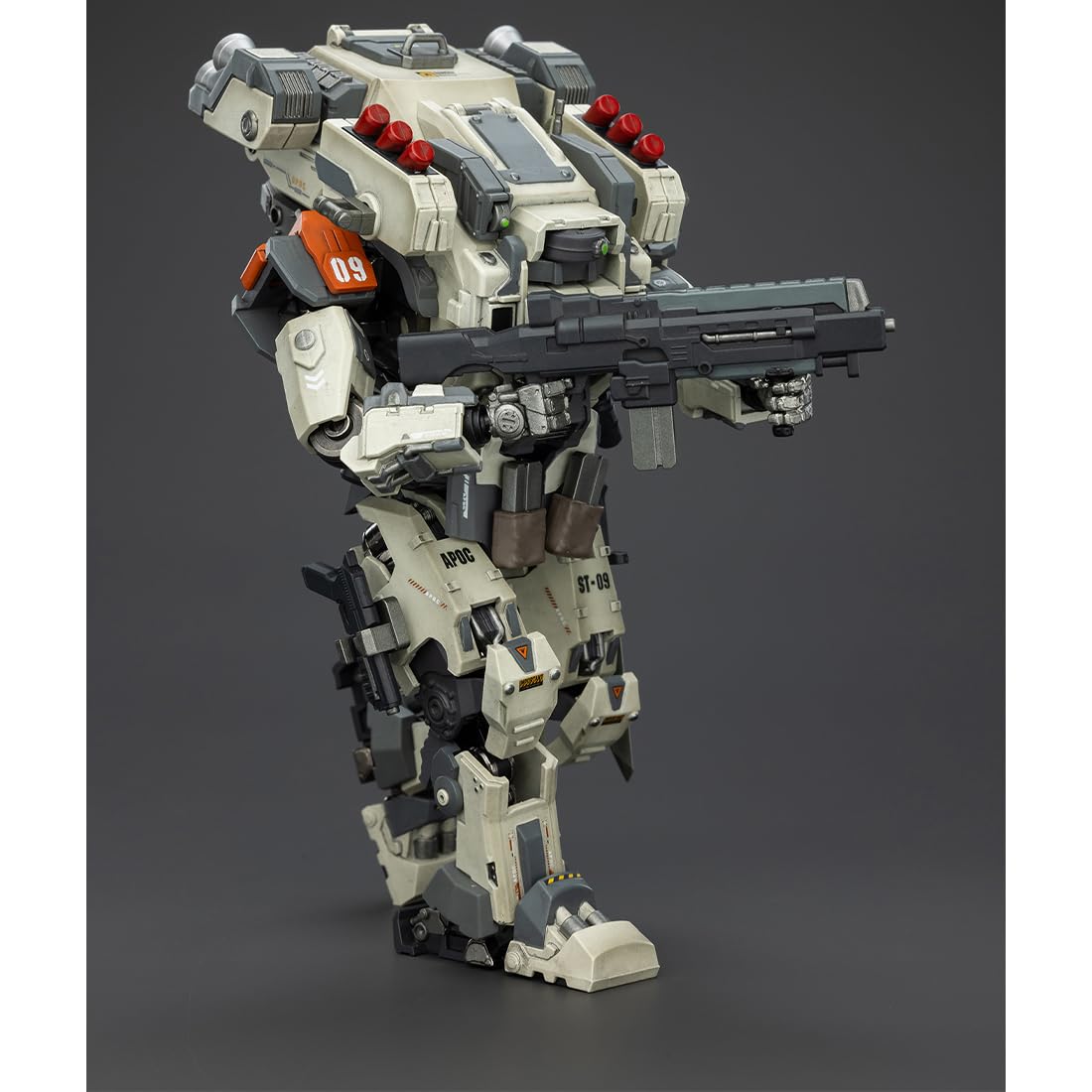 Figurka akcji w skali 1/25, wojskowy model mecha, z całkowicie przegubowymi przegubami i zdejmowanymi, realistycznymi akcesoriami do ekspozycji biurka, budowania scen, entuzjastów