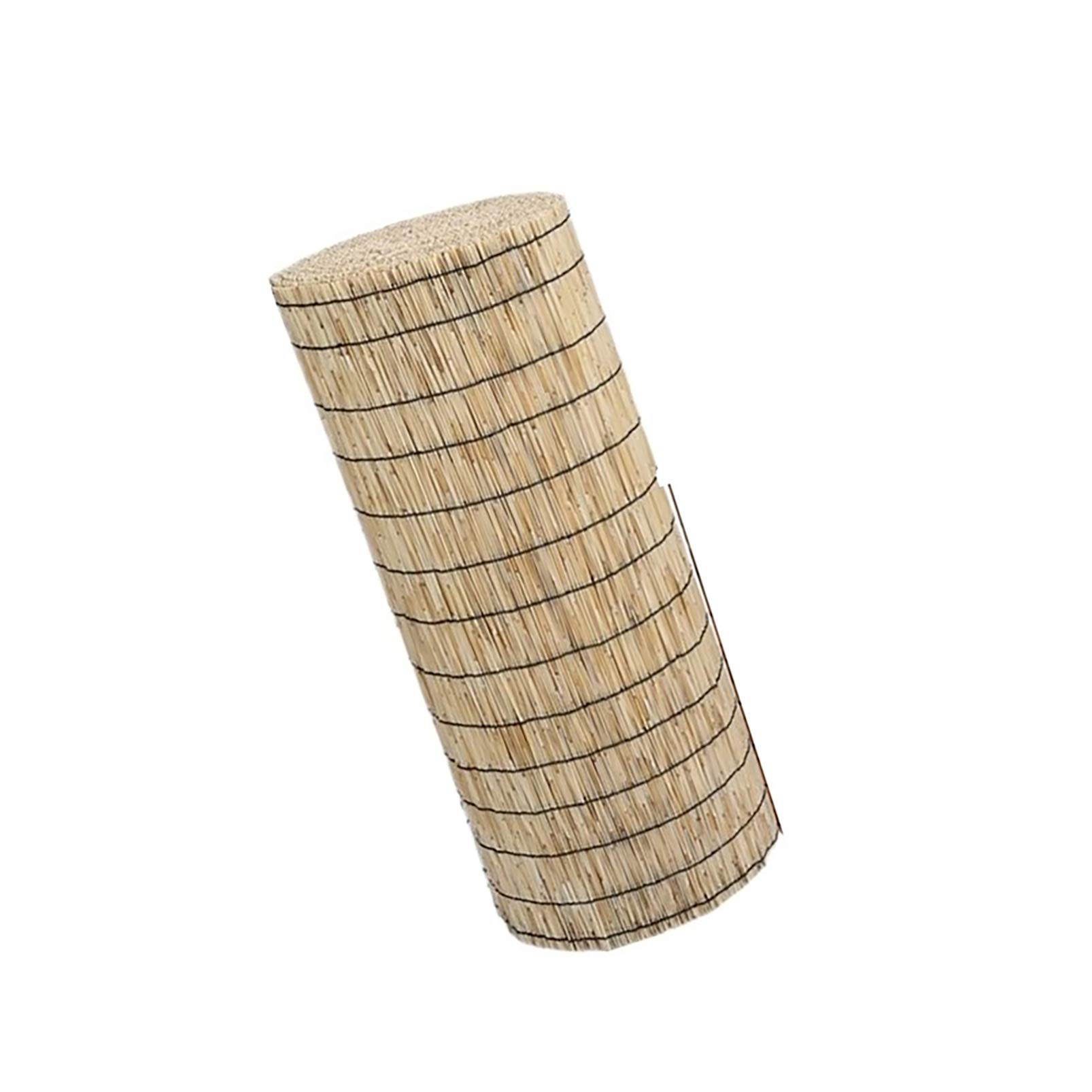 Valla de caña natural ecológica ideal para la ocultación perimetral y sombreado en jardines