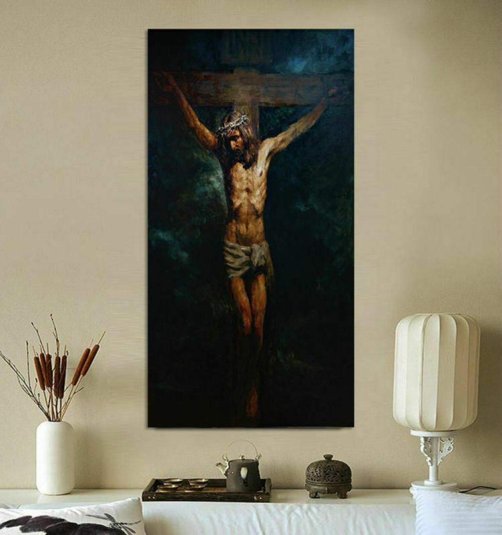 XuFan The Crucifixion by Anatoly Shumkin Print Jesus Christ Oil Painting on canvas 30cm x60cm No Frame