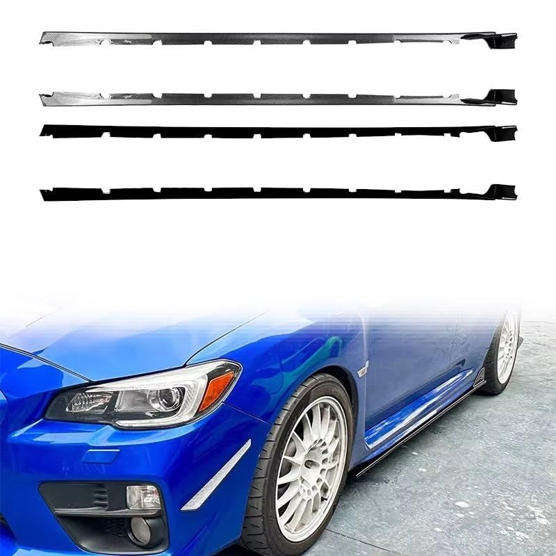 Falda lateral para parachoques labio kit de Subaru WRX en ruta 3