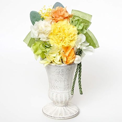 プリザーブドフラワー 仏花 供花 お供え お悔やみ ペットにも Hibiki Omusubiflowers イエロー プリザx造花 Ssize プリザーブドフラワー オンライン通販 プリザーブドフラワー 仏花 供花 お供え お悔やみ ペットにも Hibiki Omusubiflowers イエロー プリザx造花 Ssize プリザーブドフラワー オンライン通販