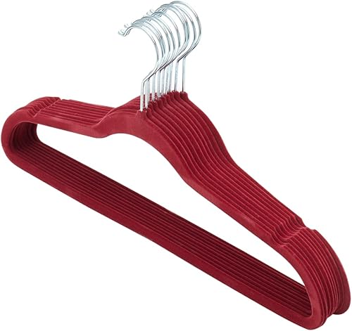 Home Basics - Perchas antideslizantes de terciopelo (10 unidades) Home Basics - Perchas antideslizantes de terciopelo (10 unidades)