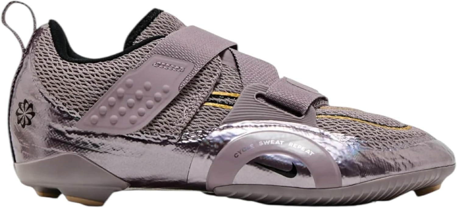 Nike Women's SuperRep Cycle-2 Next Nature Indoor Cycling Shoes Cleats Purple Smoke Purple Smoke/Black/Metallic Copper/Metallic Gold #DH4680-500 - Size Womens 7.5
