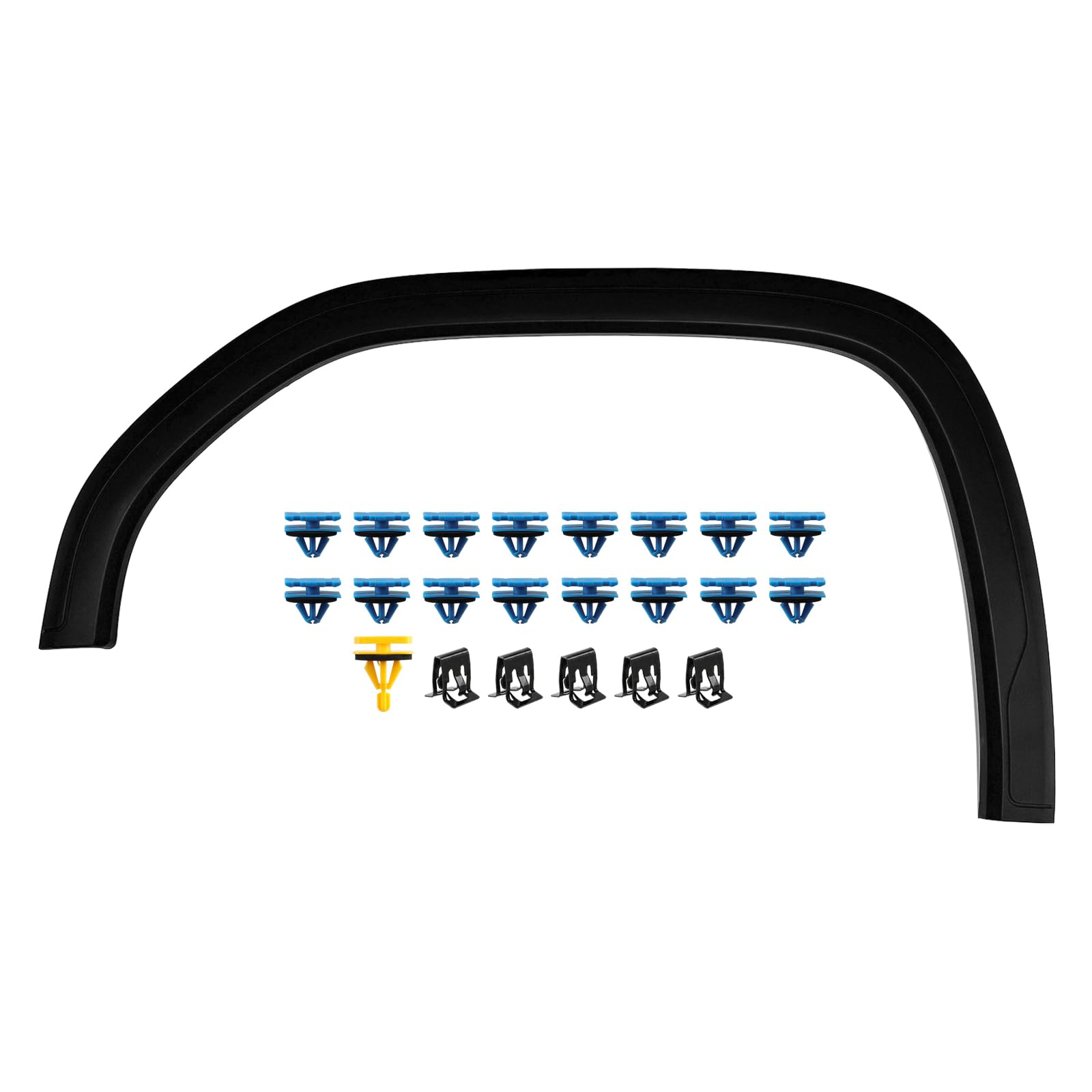 Moldura de guardabarros delantero izquierdo AUTOKAY para GMC Sierra 1500 (2019-2023) (reemplaza 84492973)