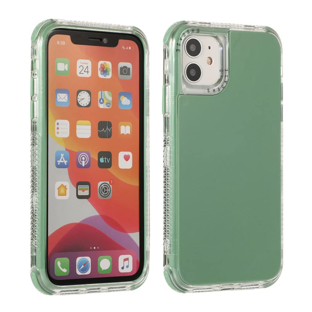 Coque silicone antichoc iPhone 8 Plus Vert Matcha