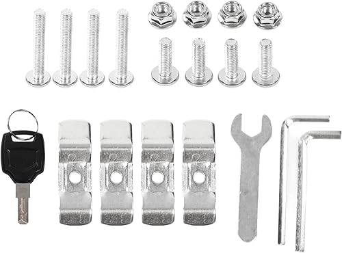 Miniatura 9 de Caja trasera de motocicleta carcasa superior de motocicleta capacidad de 28 litros aleación de aluminio impermeable universal para motocicletas negro